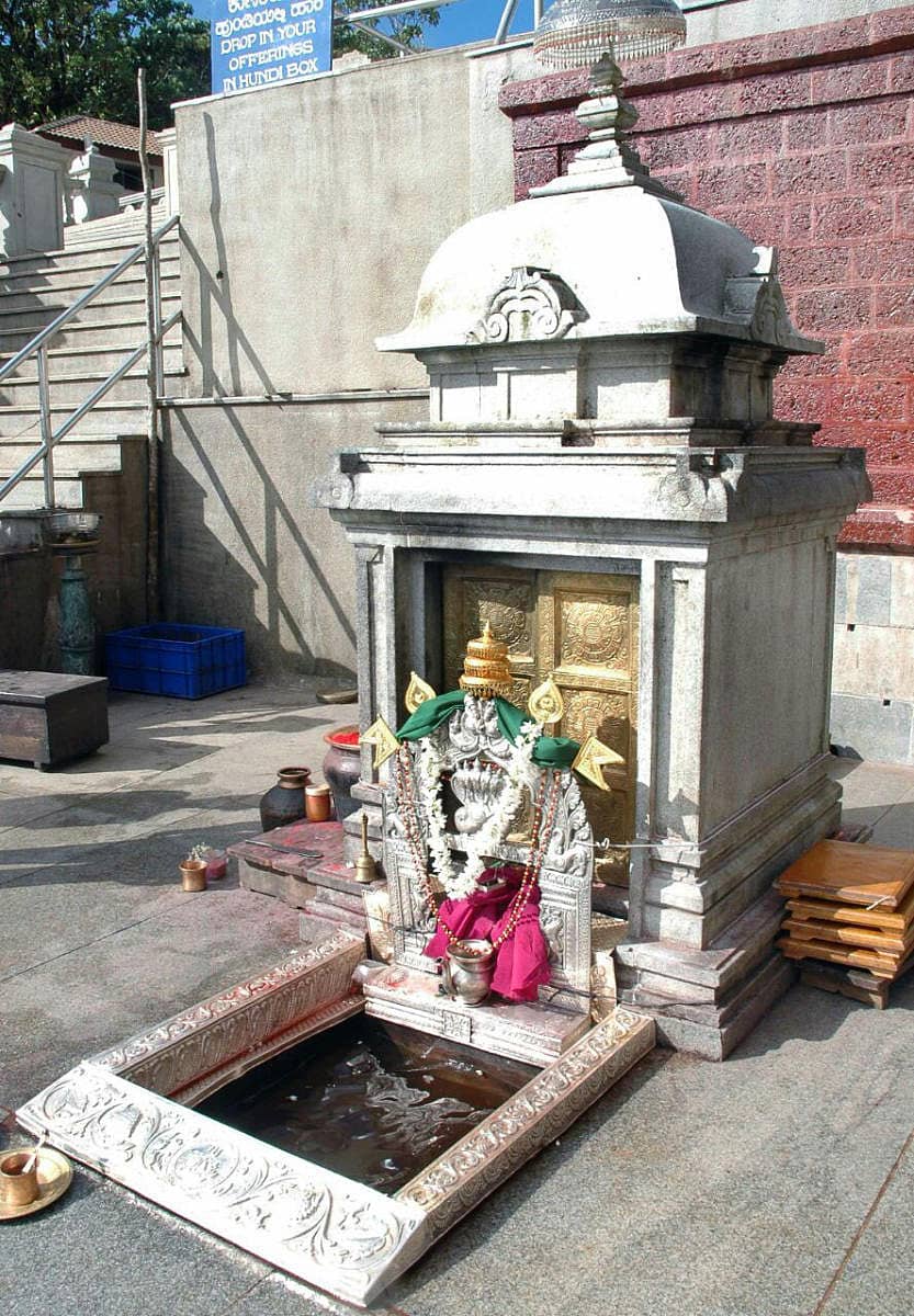 ತಲಕಾವೇರಿಯ ತೀರ್ಥ ಕುಂಡಿಕೆ