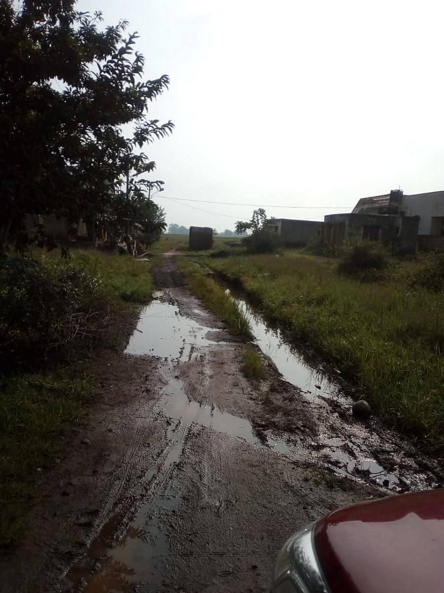 ಬೆಳಗಾವಿಯ ದೇವರಾಜ ಅರಸು ಬಡಾವಣೆಯ ರಸ್ತೆ ಕೆಸರು ಗದ್ದೆಯಂತಾಗಿದೆ