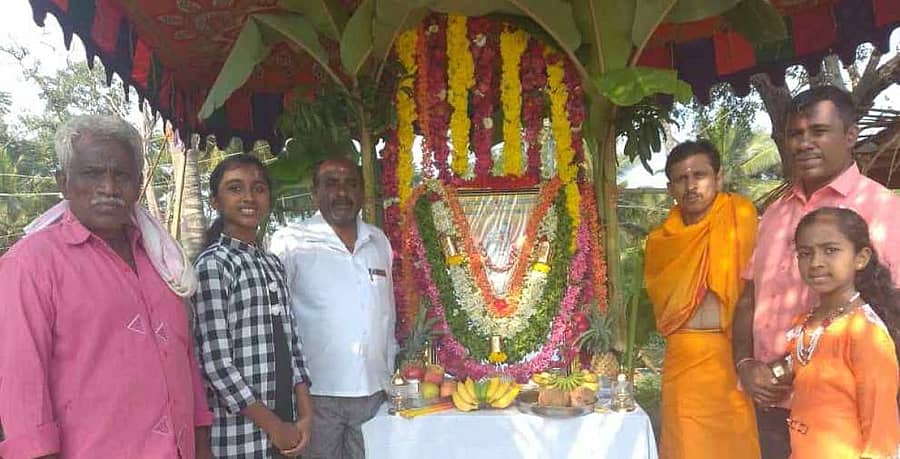 ಮಾಗಡಿಯ ನಾಯಕನಪಾಳ್ಯದಲ್ಲಿ ವಾಲ್ಮೀಕಿ ಜಯಂತಿ ನಡೆಯಿತು