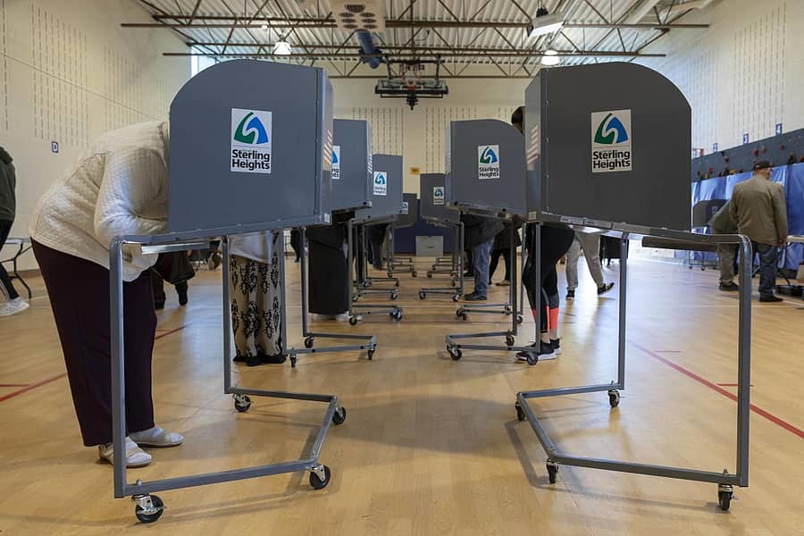 ಅಮೆರಿಕದಲ್ಲಿ ಮತದಾನ (ಎಎಫ್ಪಿ ಚಿತ್ರ)