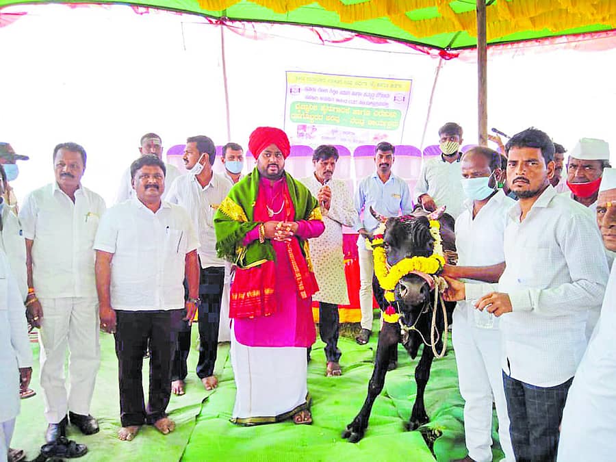 ಜಮಗಾ ಗ್ರಾಮದಲ್ಲಿ ನಡೆದ ವೈಜ್ಞಾನಿಕ ಹೈನುಗಾರಿಕೆ ಹಾಗೂ ಎರೆಹುಳು ರಸಗೊಬ್ಬರ ತಯಾರಿಕೆ ಅರಿವು ಕಾರ್ಯಕ್ರಮದಲ್ಲಿ ಡಾ.ಮುರುಘರಾಜೇಂದ್ರ ಸ್ವಾಮೀಜಿ, ಆರ್.ಕೆ.ಪಾಟೀಲ, ಚಂದ್ರಕಾಂತ ಭೂಸನೂರು ಇದ್ದರು