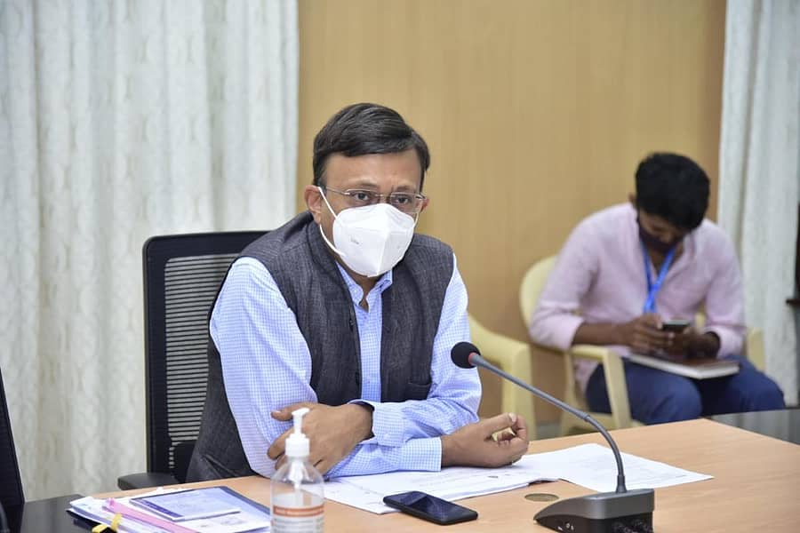 ಗೌರವ ಗುಪ್ತ ಅವರು ಸ್ಮಾರ್ಟ್‌ ಸಿಟಿ ಯೋಜನೆಯ ಕಾಮಗಾರಿಗಳ ಪ್ರಗತಿ ಪರಿಶೀಲನೆ ನಡೆಸಿದರು