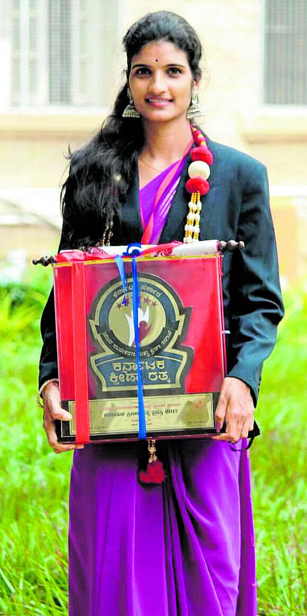 'ಕ್ರೀಡಾರತ್ನ' ಪ್ರಶಸ್ತಿ ಜತೆಗೆ ಜಯಲಕ್ಷ್ಮಿ