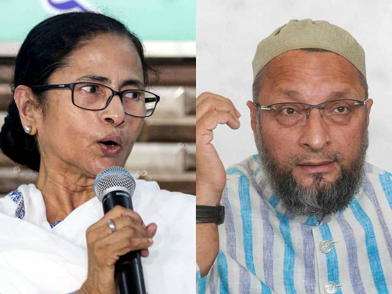 ಮಮತಾ ಬ್ಯಾನರ್ಜಿ ಮತ್ತು ಅಸಾದುದ್ದೀನ್ ಒವೈಸಿ
