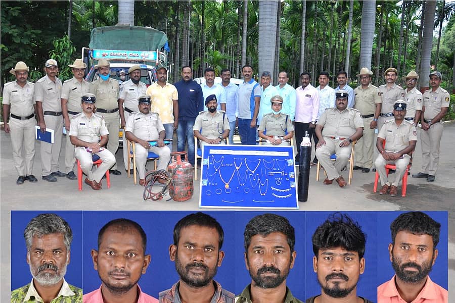 ಕುಣಿಗಲ್ ಉಪವಿಭಾಗದ ಪೊಲೀಸರು ಅಂತರ ಜಿಲ್ಲಾ ಕಳ್ಳರನ್ನು ಬಂದಿಸಿದ್ದಾರೆ