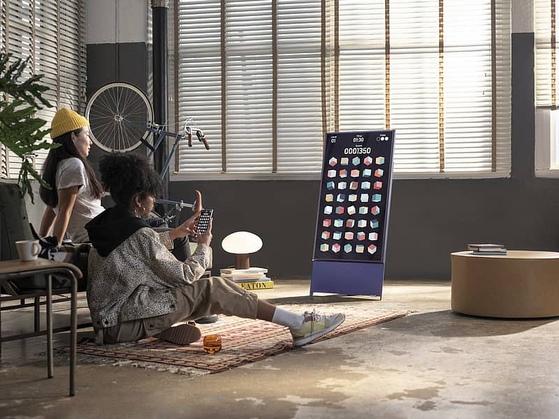 ಸ್ಯಾಮ್ಸಂಗ್ನಿಂದ ರೊಟೇಟ್ ಮಾಡಬಲ್ಲ ಟಿವಿ ‘ದಿ ಸೆರೊ’