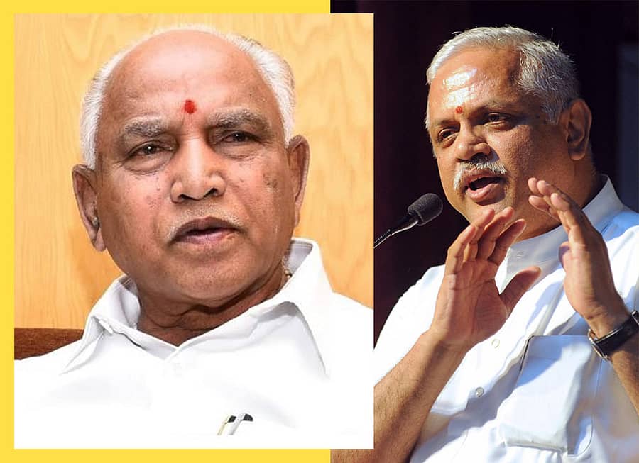 ಬಿ.ಎಸ್‌. ಯಡಿಯೂರಪ್ಪ, ಬಿ.ಎಲ್. ಸಂತೋಷ್