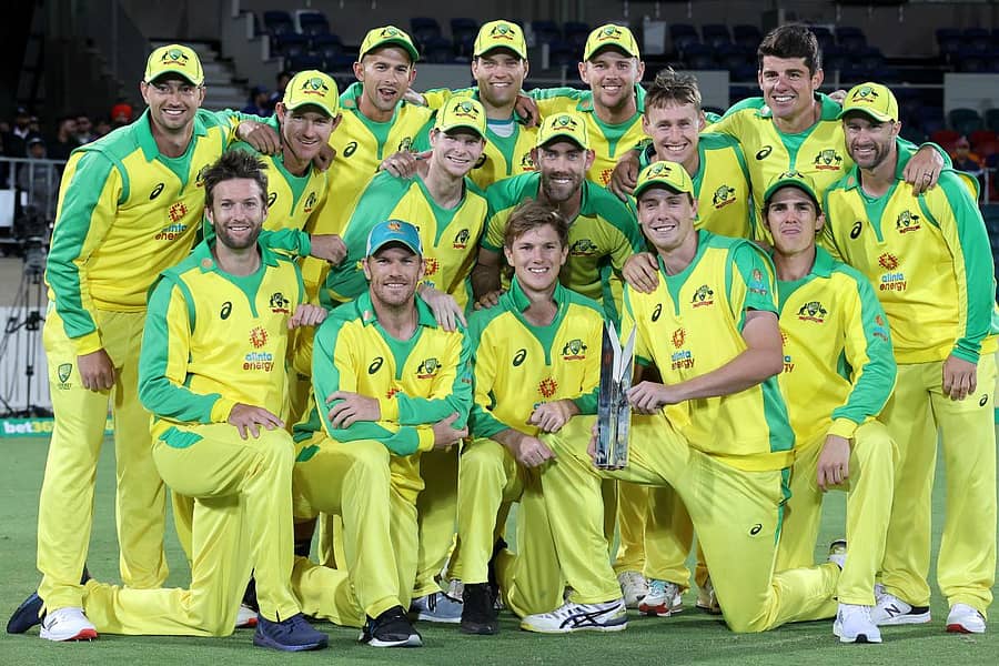 ಭಾರತದ ವಿರುದ್ಧ ಸರಣಿ ಗೆದ್ದ ಆಸ್ಟ್ರೇಲಿಯಾ ತಂಡ–ಎಎಫ್ಪಿ ಚಿತ್ರ