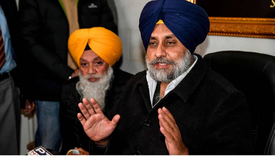 ಸುಖ್ಬೀರ್ ಸಿಂಗ್ ಬಾದಲ್ (ಎಎಫ್ಪಿ ಚಿತ್ರ)