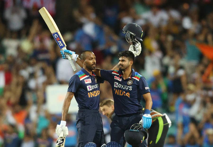 ಹಾರ್ದಿಕ್ ಪಾಂಡ್ಯ–ಶ್ರೇಯಸ್ ಅಯ್ಯರ್ –ರಾಯಿಟರ್ಸ್ ಚಿತ್ರ