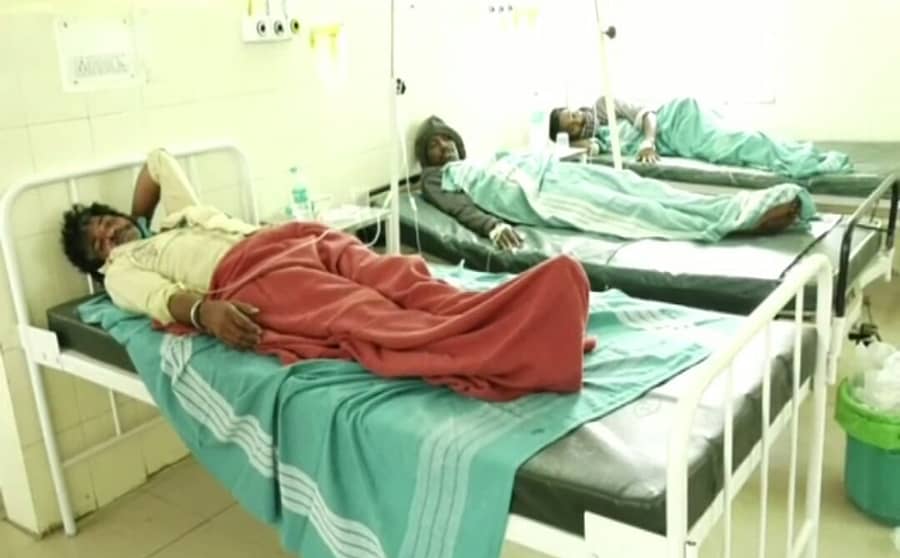 ಆಸ್ಪತ್ರೆಗೆ ದಾಖಲಾಗಿರುವ ಅಸ್ವಸ್ಥರು