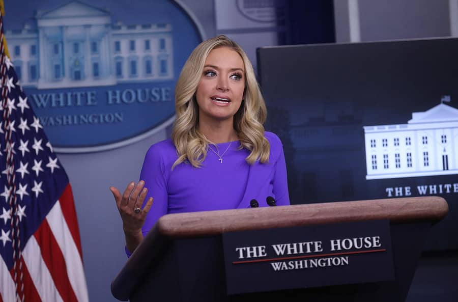 ಅಮೆರಿಕದ ಶ್ವೇತಭವನದ ಮಾಧ್ಯಮ ಕಾರ್ಯದರ್ಶಿ ಕಾಯ್ಲೆಗ್ ಮೆಕ್ಎನಾನಿ