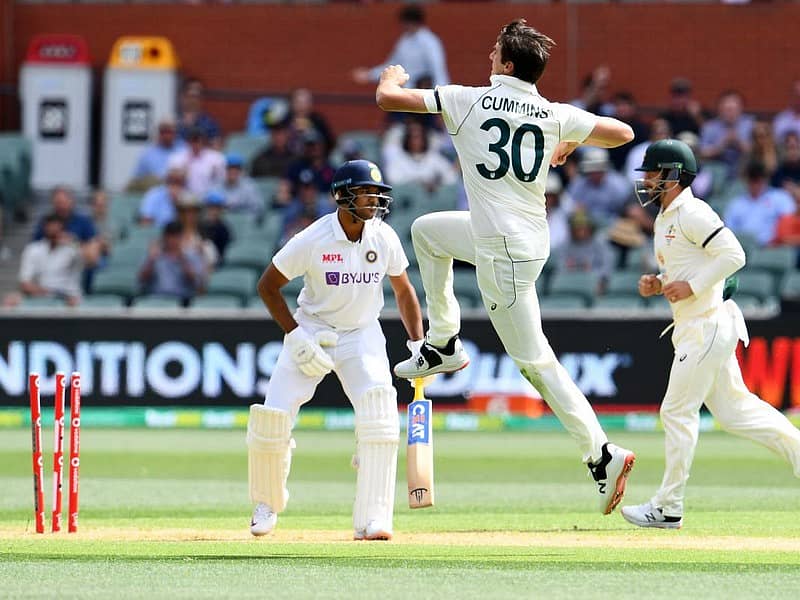 ಮಯಂಕ್ ಅಗರವಾಲ್ ಕ್ಲೀನ್ ಬೌಲ್ಡ್ ಮಾಡಿದ ಪ್ಯಾಟ್ ಕಮಿನ್ಸ್