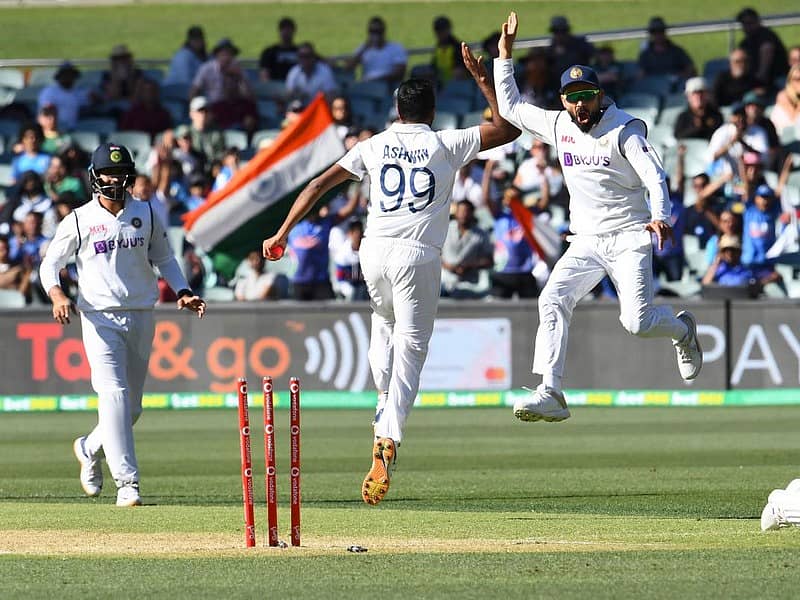 ವಿಕೆಟ್ ಪಡೆದ ಸಂಭ್ರಮದಲ್ಲಿ ರವಿಚಂದ್ರನ್ ಅಶ್ವಿನ್