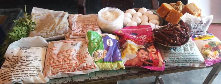 ಶಿಶು ಕೇಂದ್ರಗಳಲ್ಲಿ ಅಪೌಷ್ಟಿಕ ಮಗುವಿಗೆ ವಾರದಲ್ಲಿ ನೀಡುವ ಪೌಷ್ಟಿಕಾಂಶಯುಕ್ತ ಆಹಾರ ಪದಾರ್ಥ