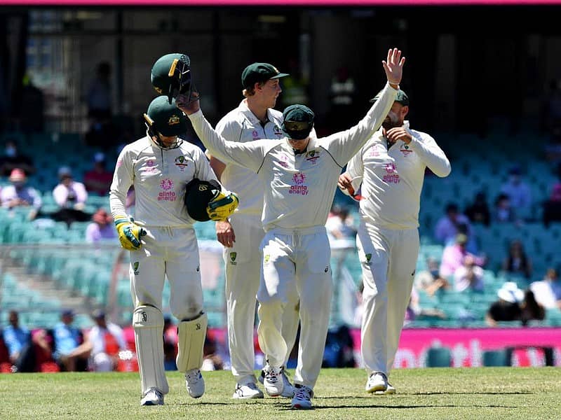 ಆಸ್ಟ್ರೇಲಿಯಾ ಆಟಗಾರರ ಸಂಭ್ರಮ