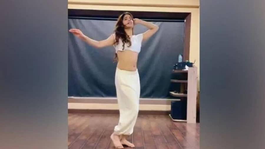 ಜಾಹ್ನವಿ ಕಪೂರ್ ಇನ್ಸ್ಟಾಗ್ರಾಮ್ ಖಾತೆಯ ಸ್ಕ್ರೀನ್ ಶಾಟ್