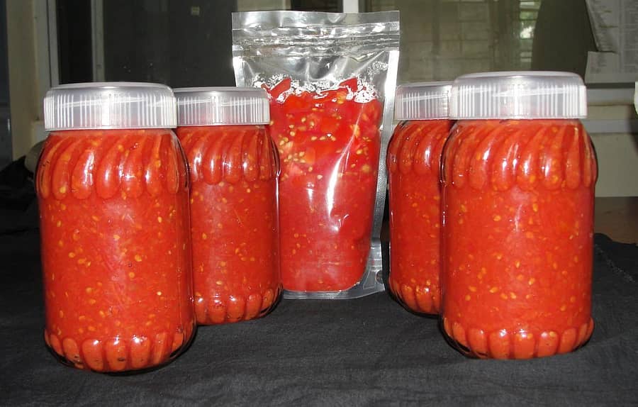 ಟೊಮೆಟೊ ಕ್ರಷ್ ತಂತ್ರಜ್ಞಾನದಿಂದ ಸಿದ್ಧಗೊಂಡಿರುವ ಮಿಶ್ರಣ