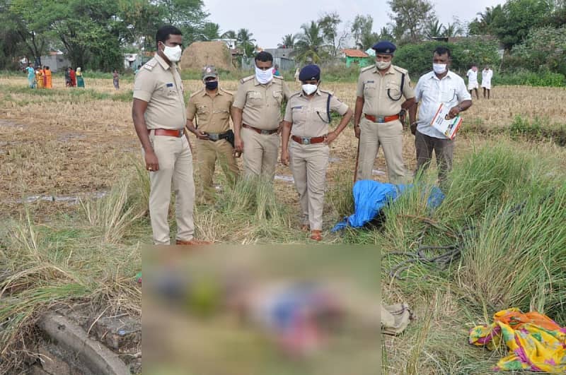 ಜಿಲ್ಲಾ ಪೊಲೀಸ್ ವರಿಷ್ಠಾಧಿಕಾರಿ ದಿವ್ಯಾ ಸಾರಾ ಥಾಮಸ್ ಅವರು ಮಹಿಳೆಯ ಶವವನ್ನು ಪರಿಶೀಲಿಸಿದರು.