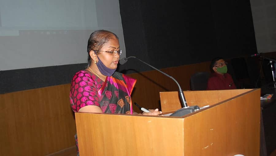 ಮೀಸಲಾತಿ ನಿಗದಿ ಸಭೆಯಲ್ಲಿ ಡಾ. ರಾಗಪ್ರಿಯಾ ಆರ್. ಮಾತನಾಡಿದರು