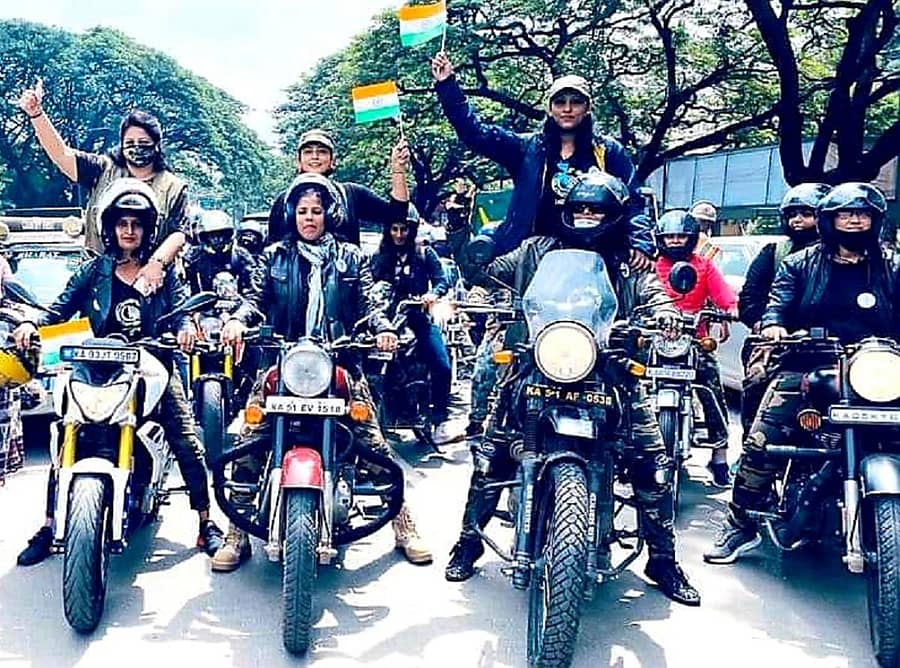 ಈ ಹಿಂದೆ ನಡೆದಿದ್ದ ರ‍್ಯಾಲಿಯಲ್ಲಿ ಪಾಲ್ಗೊಂಡಿದ್ದ ಮಹಿಳಾ ಬೈಕರ್‌ಗಳು