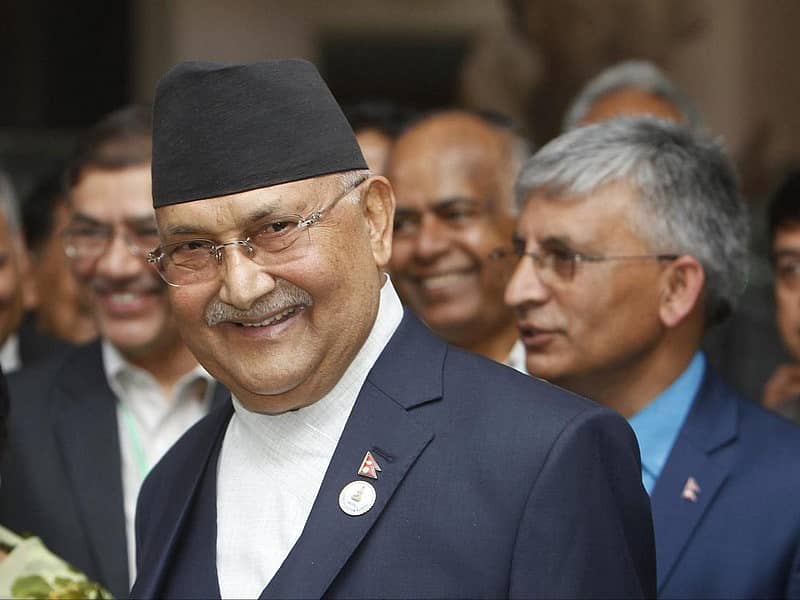 ನೇಪಾಳ ಪ್ರಧಾನ ಮಂತ್ರಿ ಕೆ.ಪಿ. ಶರ್ಮಾ ಒಲಿ