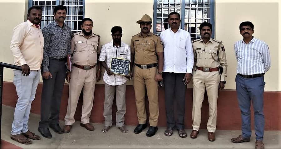 ಕೊಲೆ ಆರೋಪಿಯನ್ನು ಕಗ್ಗಲೀಪುರ ಪೊಲೀಸರು ಬಂಧಿಸಿದರು