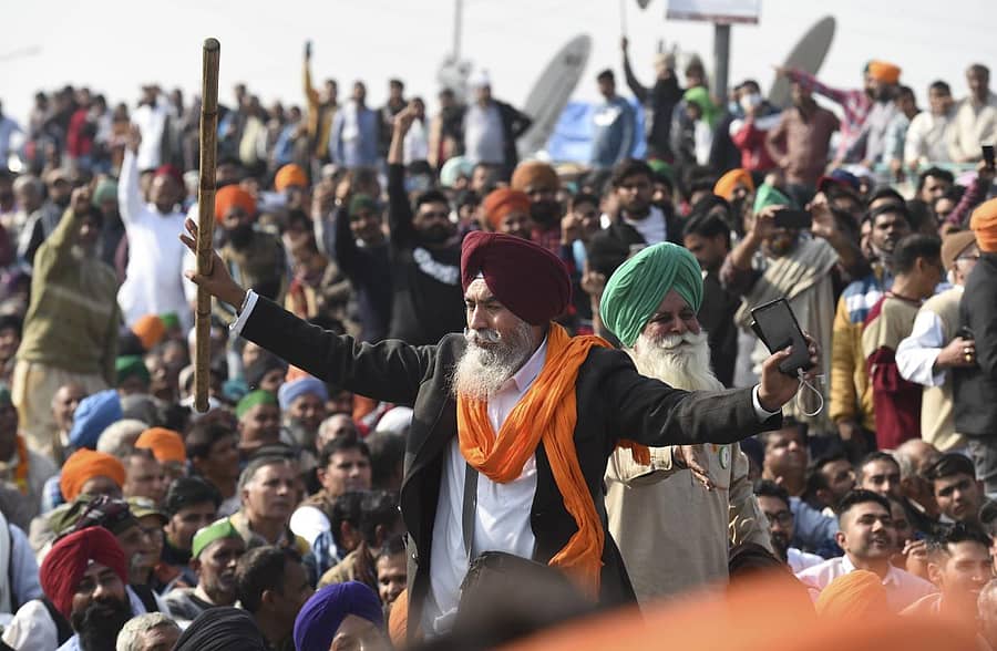 ದೆಹಲಿಯಲ್ಲಿ ನಡೆಯುತ್ತಿರುವ ರೈತರ ಹೋರಾಟ