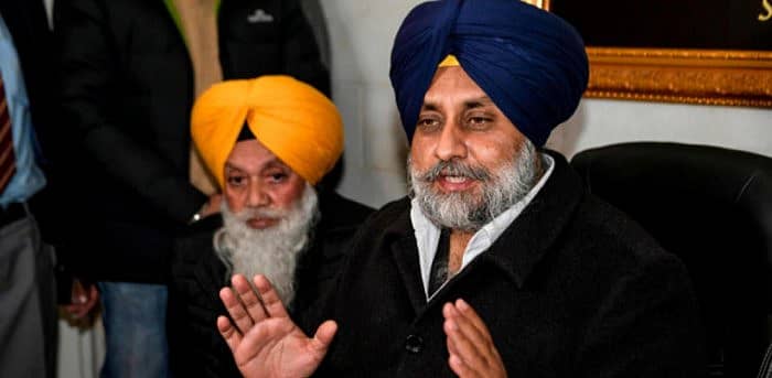 ಸುಖ್ಬೀರ್ ಸಿಂಗ್ ಬಾದಲ್ (ಎಎಫ್ಪಿ ಸಂಗ್ರಹ ಚಿತ್ರ)