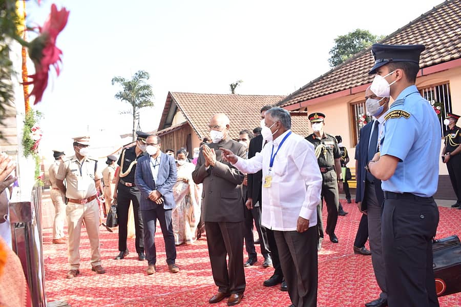 ‘ಜನರಲ್ ತಿಮ್ಮಯ್ಯ ವಸ್ತು ಸಂಗ್ರಹಾಲಯ’ವನ್ನು ಶನಿವಾರ ರಾಷ್ಟ್ರಪತಿ ರಾಮನಾಥ ಕೋವಿಂದ್ ಲೋಕಾರ್ಪಣೆ ಮಾಡಿದರು.