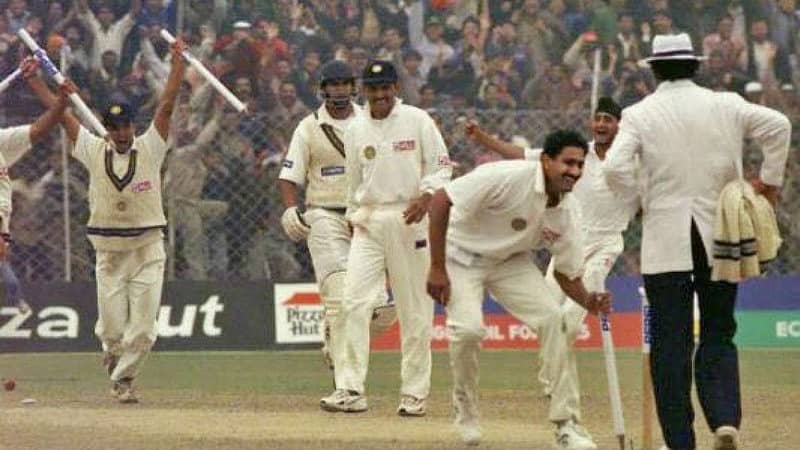 ಅನಿಲ್ ಕುಂಬ್ಳೆ 10 ವಿಕೆಟ್ ಪಡೆದ ಅವಿಸ್ಮರಣೀಯ ಕ್ಷಣ