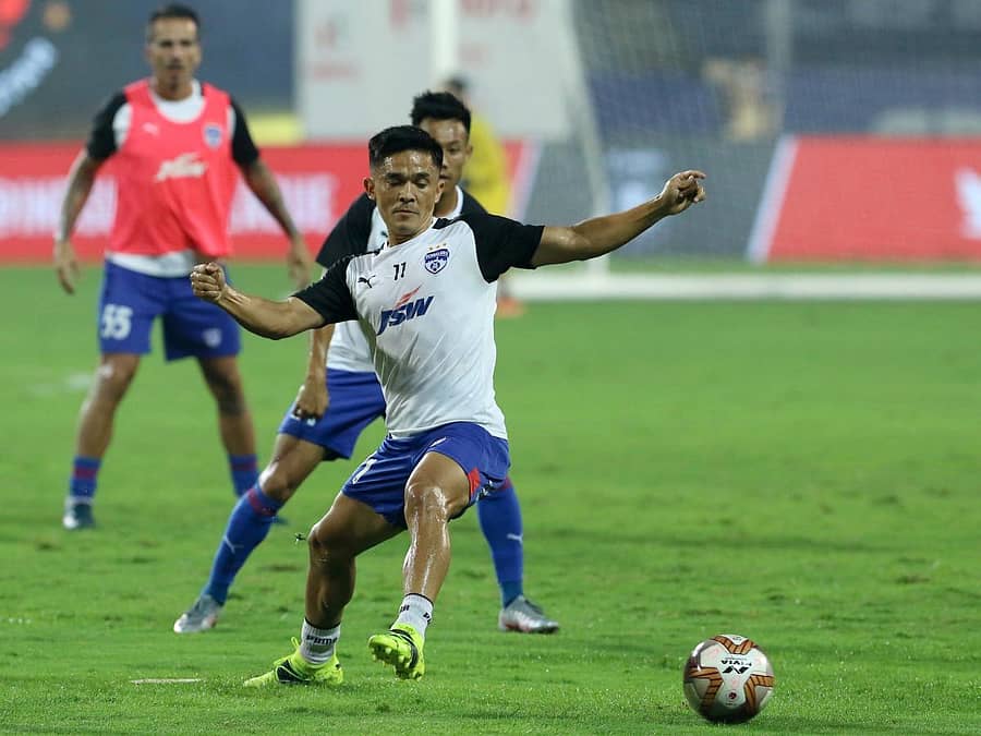 ಸುನಿಲ್ ಚೆಟ್ರಿ ಮತ್ತು ಬಳಗ ಎಟಿಕೆಎಂಬಿ ವಿರುದ್ಧದ ಪಂದ್ಯದಲ್ಲಿ ಗೆಲ್ಲುವ ವಿಶ್ವಾಸದಲ್ಲಿದೆ –ಐಎಸ್ಎಲ್ ಮೀಡಿಯಾ ಚಿತ್ರ