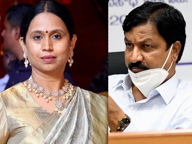 ಶಾಸಕಿ ಲಕ್ಷ್ಮಿ ಹೆಬ್ಬಾಳಕರ - ಸಚಿವ ರಮೇಶ್ ಜಾರಕಿಹೊಳಿ