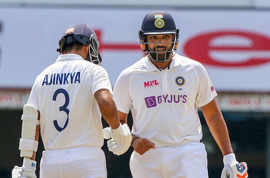 ರೋಹಿತ್‌ ಶರ್ಮಾ ಮತ್ತು ಅಜಿಂಕ್ಯಾ ರಹಾನೆ 