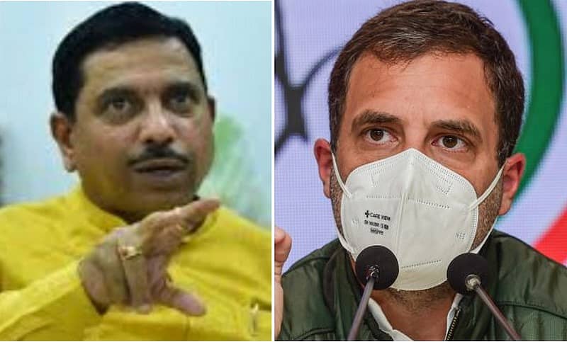 ಪ್ರಲ್ಹಾದ ಜೋಶಿ ಹಾಗೂ ರಾಹುಲ್ ಗಾಂಧಿ (ಸಂಗ್ರಹ ಚಿತ್ರ)