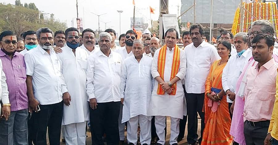 ಬೀದರ್‌ನ ಶಿವಾಜಿ ವೃತ್ತದಲ್ಲಿ ಶಿವಾಜಿ ಮಹಾರಾಜ ಜಯಂತಿ ಆಚರಿಸಲಾಯಿತು