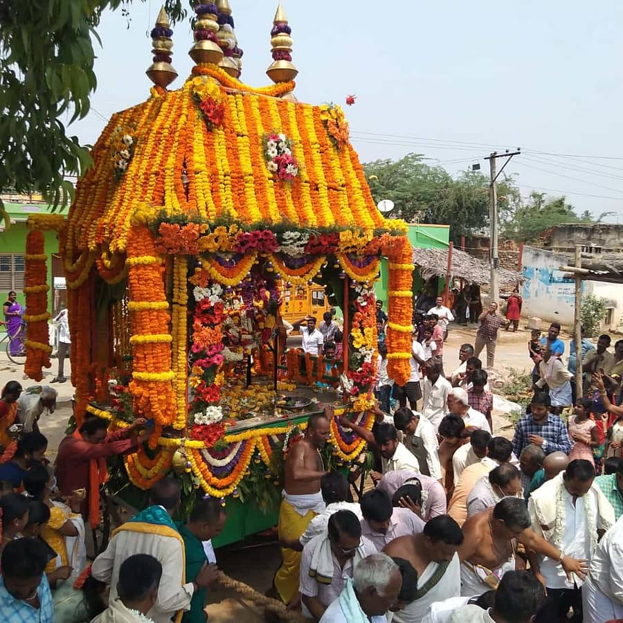 ನಗರಗೆರೆಯಲ್ಲಿ ನಡೆದ ಖಾದ್ರಿ ಲಕ್ಷ್ಮಿನರಸಿಂಹಸ್ವಾಮಿ ರಥೋತ್ಸವ