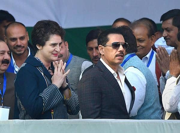 ಪ್ರಿಯಾಂಕಾ ಗಾಂಧಿ ವಾದ್ರಾ ಹಾಗೂ ರಾಬರ್ಟ್ ವಾದ್ರಾ (ಪಿಟಿಐ ಸಂಗ್ರಹ ಚಿತ್ರ)