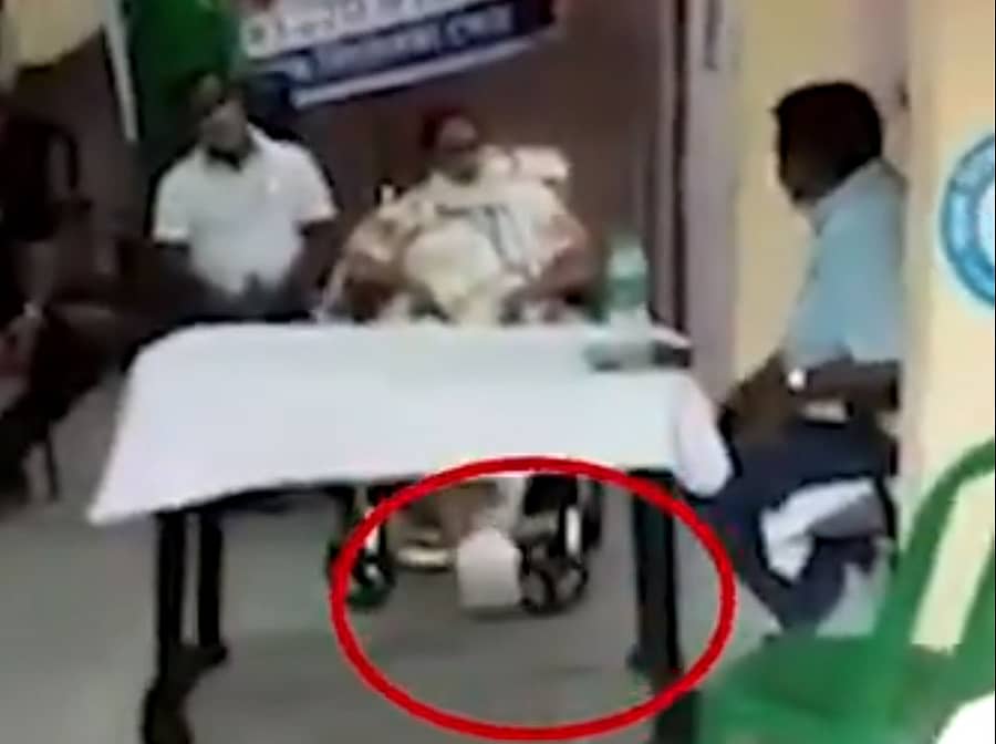 ವೈರಲ್ ಆಗಿರುವ ವಿಡಿಯೊದ ದೃಶ್ಯ