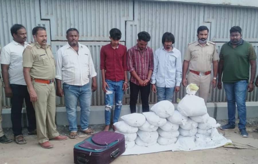 ಮಾದಕ ವಸ್ತುಗಳ ಸಹಿತ ಆರೋಪಿಗಳನ್ನು ಬಂಧಿಸಿದ ಪೊಲೀಸರು