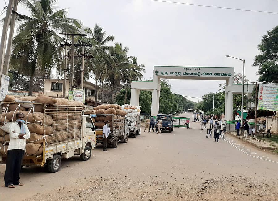 ತಿಪಟೂರು ಎಪಿಎಂಸಿ ಮಾರುಕಟ್ಟೆ