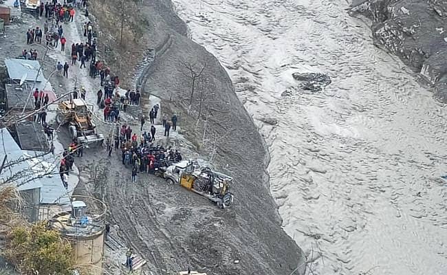 ಫೆಬ್ರುವರಿಯಲ್ಲಿ ಉತ್ತರಾಖಂಡದಲ್ಲಿ ಸಂಭವಿಸಿದ್ದ ಹಿಮ ಸ್ಫೋಟದ ಬಳಿಕ ಉಂಟಾದ ಪ್ರವಾಹದ ಸಂಗ್ರಹ ಚಿತ್ರ