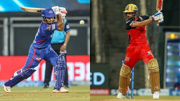 ಡೆಲ್ಲಿ ಕ್ಯಾಪಿಟಲ್ಸ್ ನಾಯಕ ರಿಷಭ್ ಪಂತ್ ಮತ್ತು ಆರ್ಸಿಬಿ ನಾಯಕ ವಿರಾಟ್ ಕೊಹ್ಲಿ (ಪಿಟಿಐ ಸಂಗ್ರಹ ಚಿತ್ರ)