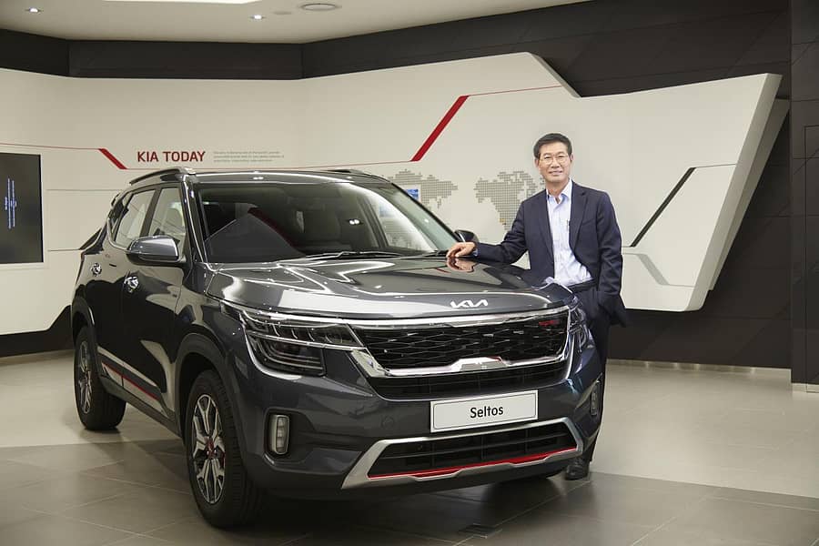 ಸುಧಾರಿತ ಸೆಲ್ಟೋಸ್‌ ಕಾರಿನೊಂದಿಗೆ ಕಿಯಾ ಇಂಡಿಯಾ ಕಂಪನಿಯ ಸಿಇಒ ಕುಖಿಯುನ್ ಶಿಮ್