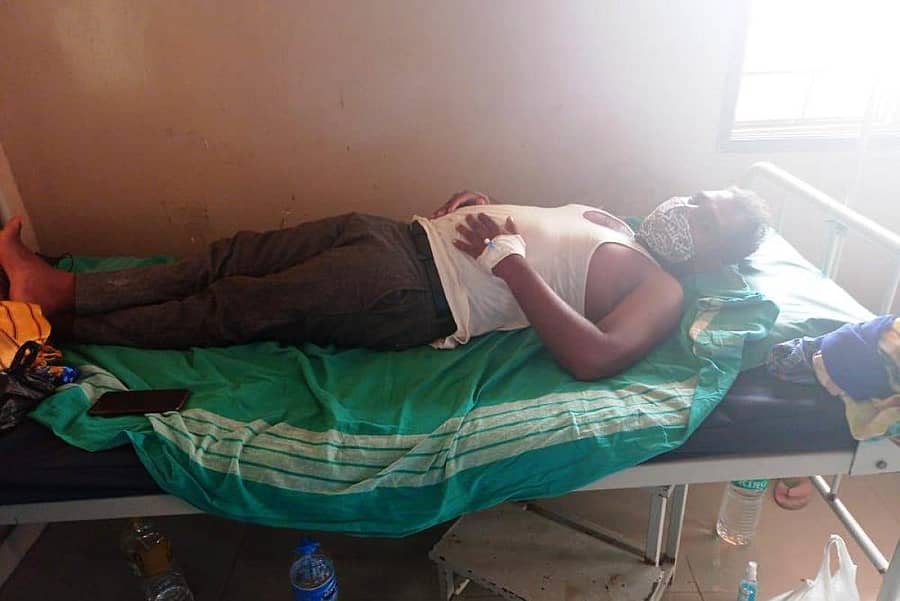 ಮುದಗಲ್ ಸಮೀಪದ ಆರ್ಯಭೋಗಾಪುರ ಗ್ರಾಮದಲ್ಲಿ ಕಲುಷಿತ ನೀರು ಸೇವಿಸಿ ಅಸ್ವಸ್ಥರಾದ ಶರಣಬಸವ ಅವರು ಲಿಂಗಸುಗೂರು ಸರ್ಕಾರಿ ಆಸ್ಪತ್ರೆಯಲ್ಲಿ ಚಿಕಿತ್ಸೆ ಪಡೆಯುತ್ತಿದ್ದಾರೆ