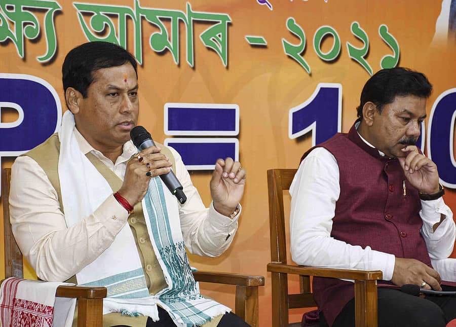 ಅಸ್ಸಾಂ ಮುಖ್ಯಮಂತ್ರಿ ಸರ್ವಾನಂದ ಸೋನಾವಾಲ (ಪ್ರಾತಿನಿಧಿಕ ಚಿತ್ರ)