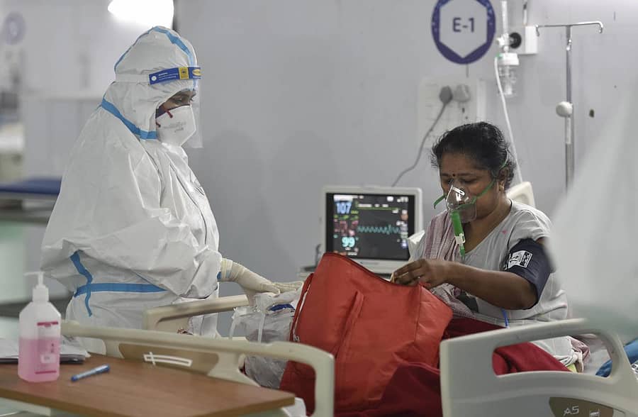 ಕೋವಿಡ್ ಆಸ್ಪತ್ರೆಯೊಂದರ ಸಾಂದರ್ಭಿಕ ಚಿತ್ರ (ಪಿಟಿಐ)