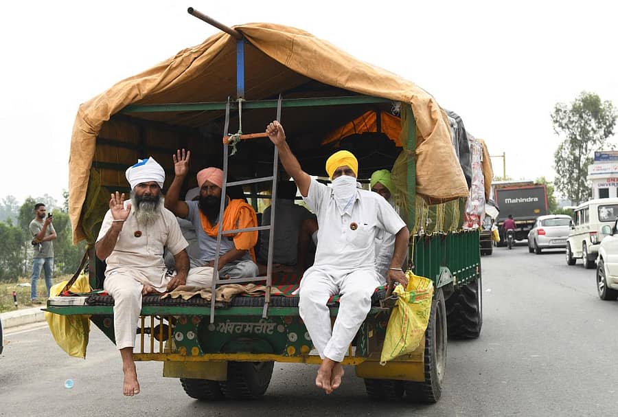 ರೈತರ ಹೋರಾಟದ ಸಾಂದರ್ಭಿಕ ಚಿತ್ರ (ಎಎಫ್ಪಿ)