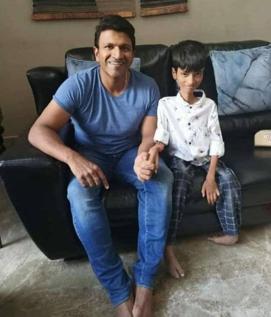 ನಟ ಪುನೀತ್ ರಾಜಕುಮಾರ್ ಜತೆಯಲ್ಲಿ ಗುಜ್ಜಲ್ ಆದರ್ಶ