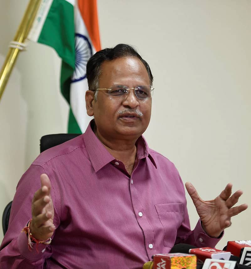 ದೆಹಲಿ ಆರೋಗ್ಯ ಸಚಿವ ಸತ್ಯೇಂದ್ರ ಜೈನ್‌